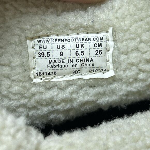 KEEN Womens Galena Mid Winter Boots Gray Size 9 Fur Lined - Picture 6 of 7